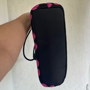 The Sak Black Bag with Pink Cherry Design